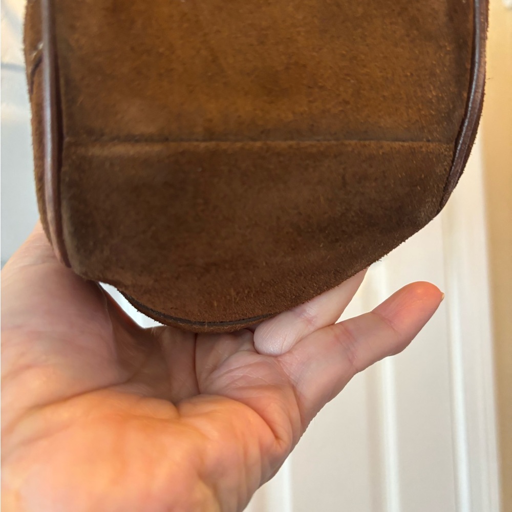 Coach VINTAGE Y2K 2006 (F10410) Mahogany Brown Suede Gallery Tote in VGUC - Picture 7 of 16